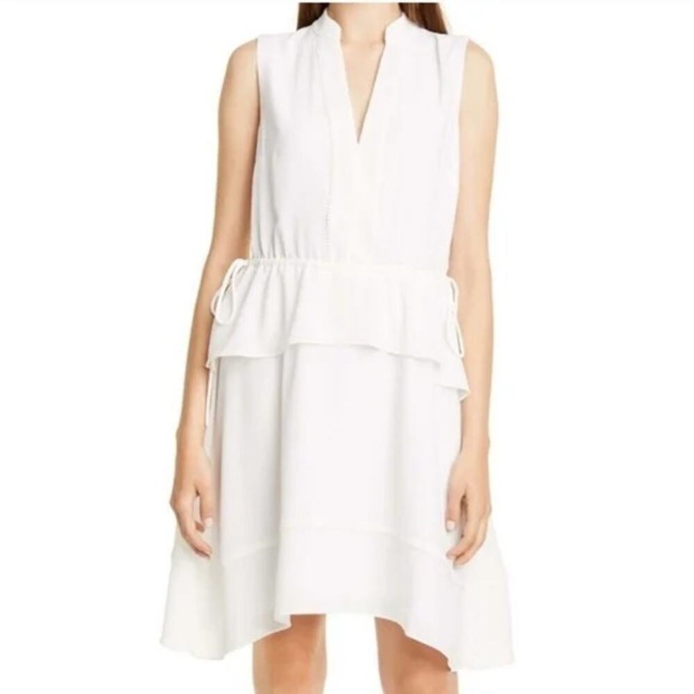 NWOT Club Monaco Raelee Sleeveless V-Neck Cinch Waist Dress - Size Small